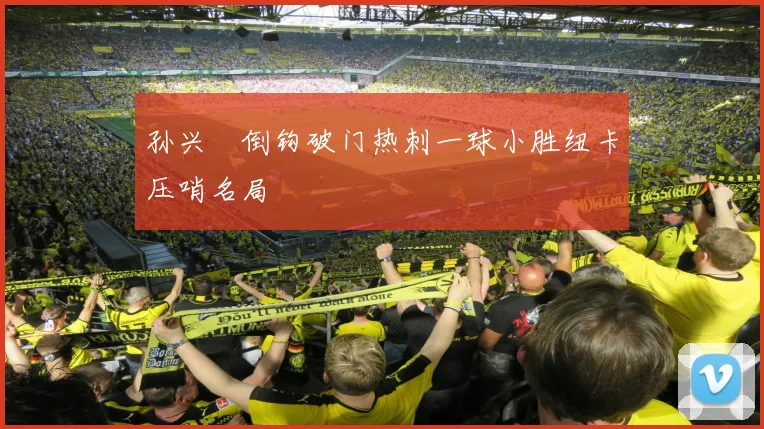 孙兴慜倒钩破门热刺一球小胜纽卡压哨名局